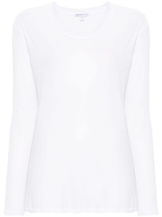 James Perse Katoenen T-shirt - Wit