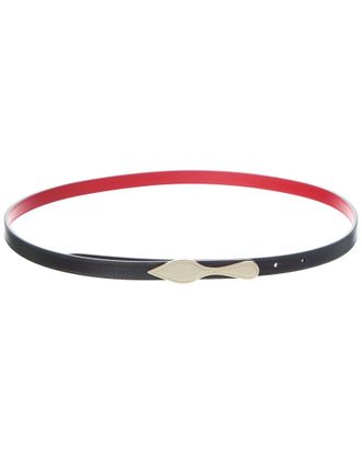 Christian Louboutin Bettina Reversible Leather Belt