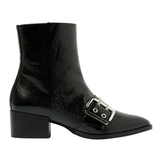 VIA VAI Schoenen, Dames, Zwart, 38 EU, Leer, Rose Camden Enkellaarsjes