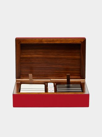 Giobagnara Leather Royal Dice and Playing Cards Set