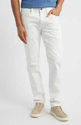 Nordstrom Slim Straight Leg Stretch Cotton Jeans in Soft White at Nordstrom Rack, Size 30 X 32