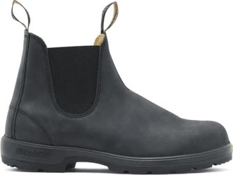 Blundstone 587 Classic Rustic Short Boot - Heren - Chelseaboots - Zwart - 41 1/2 EU - Leer - Schoenen