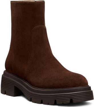 Stuart Weitzman Hudson Lite Zip Bootie in Walnut at Nordstrom, Size 7.5