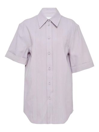 Jil Sander buttoned short-sleeve shirt - Purple