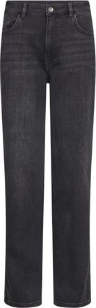Mos Mosh Straight Jeans - Dames - Regular Fit Jeans - Zwart - W33 - Jeans