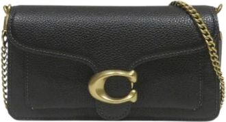 Coach Pre-owned Cross Body Bags, female, Black, Size: ONE SIZE Pre-owned Tabby Leather Crossbody Bag