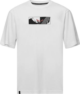 Salewa Eagle Hybrid Loose T-Shirt Funktionsshirt f&uuml;r Herren | wei&szlig;