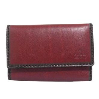 Gucci Pre-owned Keycase - unisex - Pre-owned - Rood - Maat: ONE Size Leer