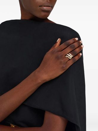 Ferragamo Anello a fascia Gancini - Gold