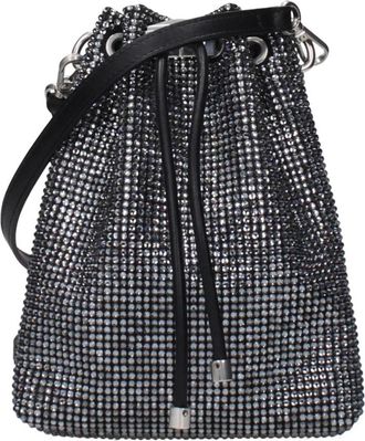 Jimmy Choo London Bon Bon Bucket Bag - Dames - Schoudertassen - Zwart - ONE Size - Tassen