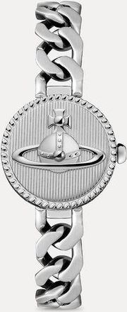 Vivienne Westwood Orb Button Watch Silver Stainless Steel Women