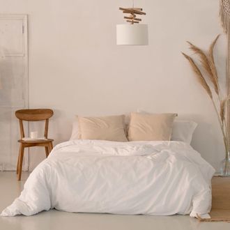 Happy Friday Funda n&oacute;rdica 100% algod&oacute;n blanco 260x240 cm (cama 180/200)