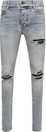Amiri MX1 ripped skinny jeans - men - Cotton/Elastane/Elastomultiester - 36 - Blue