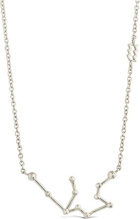 Sterling Forever Station Constellation Pendant Necklace