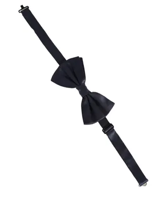 Dolce & Gabbana Silk Bow Tie - Navy