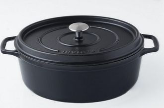 Invicta Daubi&egrave;re De Hierro Fundido Esmaltado 33cm Negro Mate - Puv403331 - Invicta