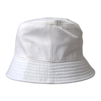 【VIP価格】DOLCE & GABBANA Off White Fur Bucket Hat DOLCE & GABBANA Hat Off White Acrylic Fur Womens Bucket