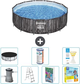Bestway Piscina Bestway Steel Pro Max Redonda - 427x107 Cm - 8-piezas S572