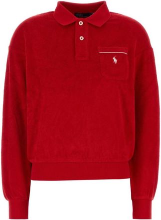 Ralph Lauren Red Logo Shirt Collar Polo