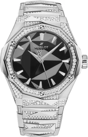 Hublot Classic Fusion Orlinski Bracelet Automatic Diamond Black Dial Mens Watch 550.NS.1800.NS.3804.ORL22