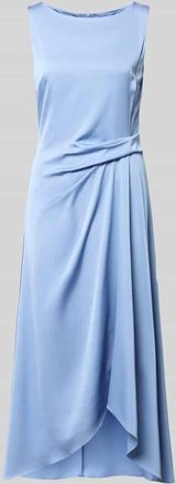 Vera Mont Cocktailkleid mit asymmetrischem Saum in Hellblau, Gr&ouml;&szlig;e 34