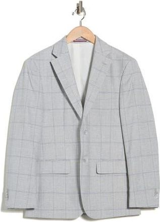 Tommy Hilfiger Two Button Notch Lapel Sport Coat in Grey/Blue at Nordstrom Rack, Size 36 Regular