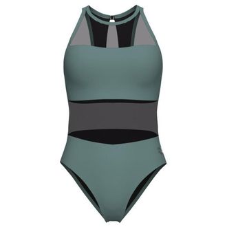 Arena Mesh Panels Swimsuit Vent Back Badeanzug f&uuml;r Damen | t&uuml;rkis