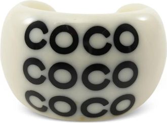 Chanel Anello Coco Here 1986-1988 - Bianco