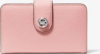 Michael Kors MK Pop Charm Medium Pebbled Leather Wallet