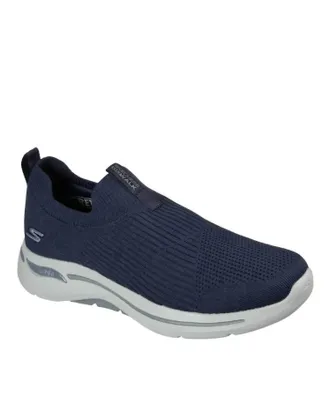 Skechers Womens Go Walk Arch Fit Sneakers In Navy