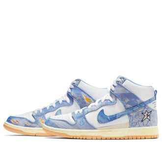 Nike SB Dunk High White Dark Sulfur Coconut Milk CV1677-100