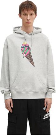Icecream Hoodies - Heren - Hoodies - Grijs - L - Hoodies & sweatvesten