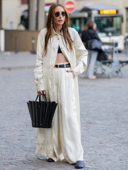 Guida ai pantaloni palazzo (che sfinano e sono anche trendy)