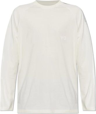 Yohji Yamamoto Oversized Gradient Stripes Long Sleeve T-Shirt - Heren - Longsleeves - Wit - L - Katoen - Tops