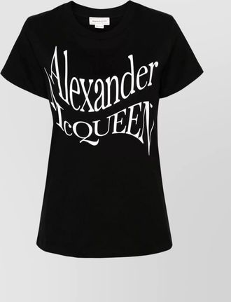 Alexander McQueen cotton printed t-shirt