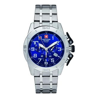 Swiss Alpine Military Accessoires, Heren, Blauw, ONE Size, Tornado Chrono 7063.9135