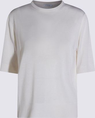 Malo White Cashmere Knitwear