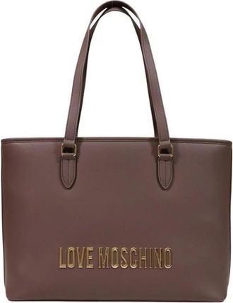 Love Moschino Jc4100Pp1Hli0 Shopper Tote Bag - Dames - Tassen - Bruin - Maat: ONE Size Leer