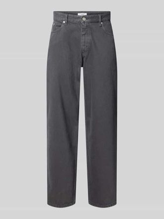 Marc O'Polo Denim Wide Fit Jeans aus reiner Baumwolle Modell STEN in Anthrazit, Gr&ouml;&szlig;e 30/32