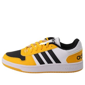 adidas Hoops 2.0 Yellow White Black FY8471