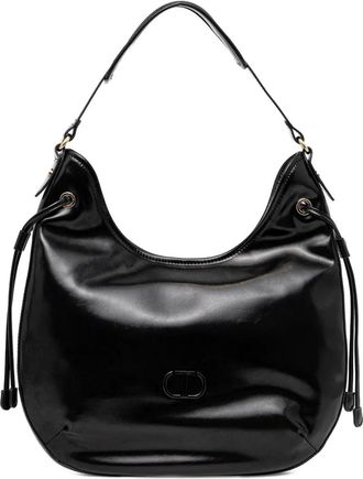 Twin-Set logo-plaque tote bag - women - Polyurethane - OS - Black
