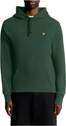 Lyle & Scott Capuchon Beige Sweatshirt Herfst/Winter Stijl - Heren - Hoodies - Groen - XL - Katoen - Hoodies & sweatvesten