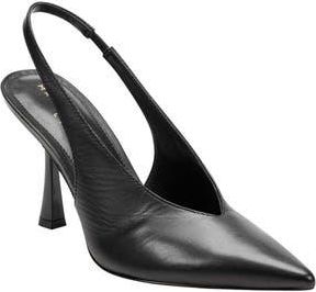 Marc Fisher Esther Slingback Pointed Toe Pump in Black at Nordstrom Rack, Size 7.5