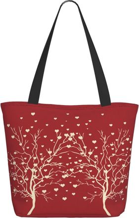 AOOEDM ValentineS Day Ladies Shopping Bag 13x11x7in Gift For Mom, Daughter, Wife,Etc