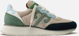 Wushu Ruyi Womens Master 562 Sneaker - Sheer Bliss / Sky Captain / Covert Green - Tan - Size: 10.5
