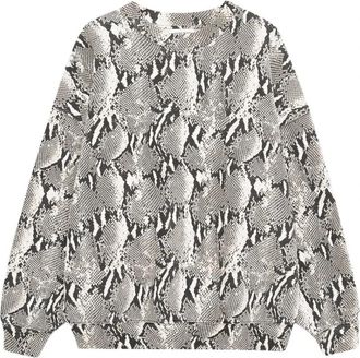Anine Bing Miles Sweatshirt - Dames - Sweatshirts - Veelkleurig - S - Katoen - Hoodies & sweatvesten