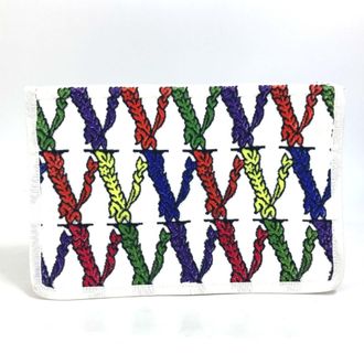 Versace Pile Fabric Clutch Bag Pouch (Pre-Owned)