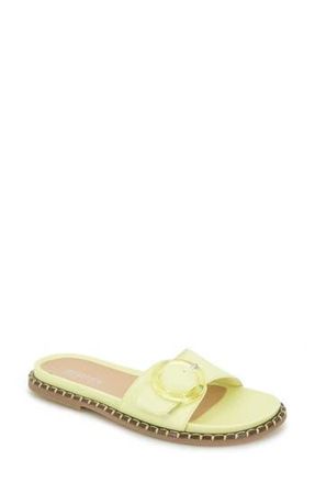 Kenneth Cole Reaction Syrena Buckle Slide Sandal in Lime Zest at Nordstrom Rack, Size 6.5