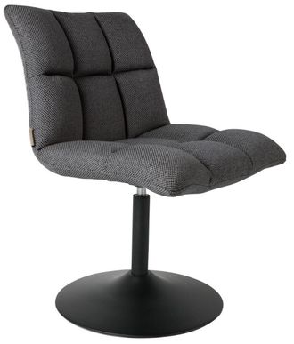 Dutchbone Drehbarer Designsessel Bar Dark Grey