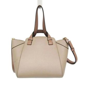 Loewe Tweedehands leren handtassen - Dames - Pre-owned - Beige - Maat: ONE Size Leer
